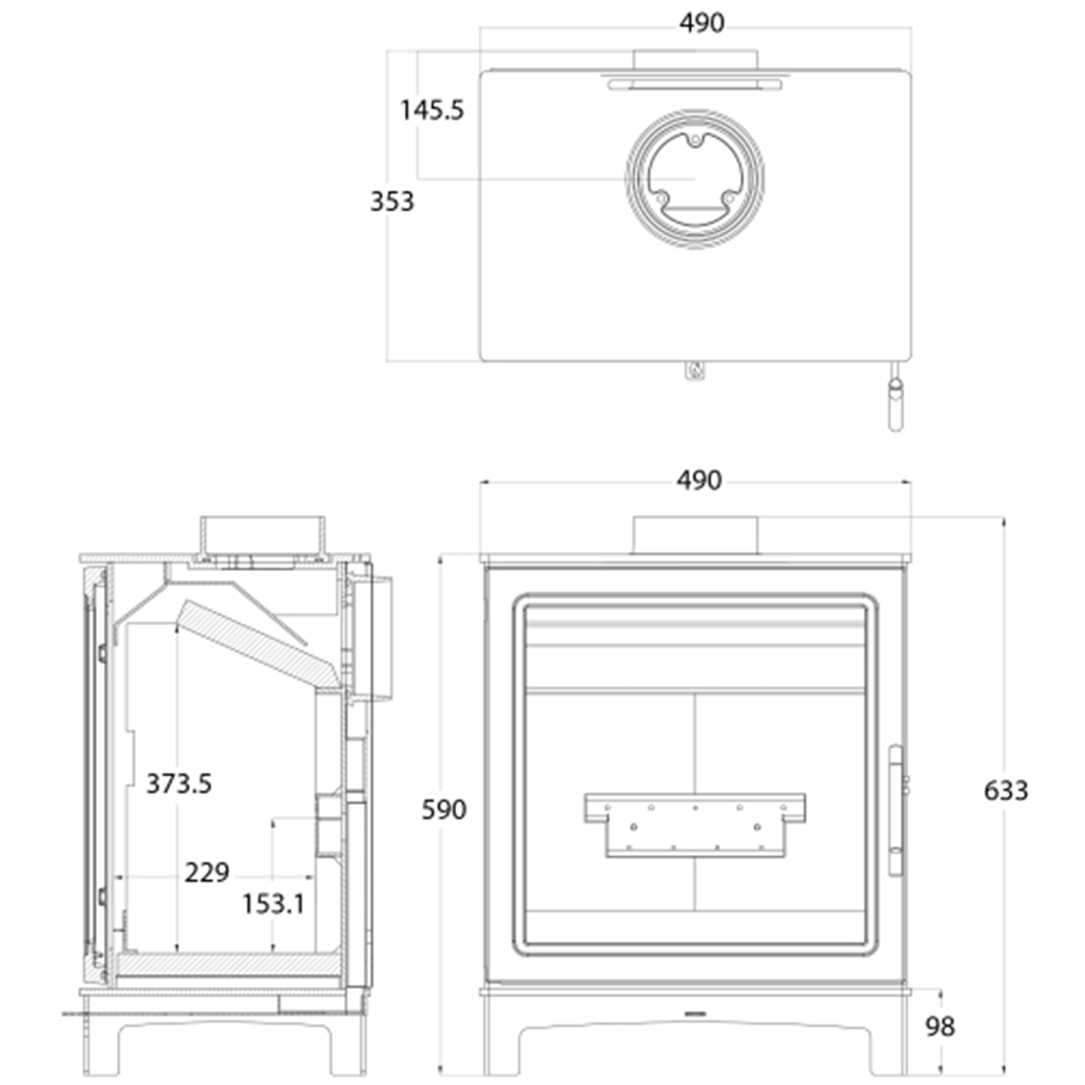 Legion Wood Burning Stove