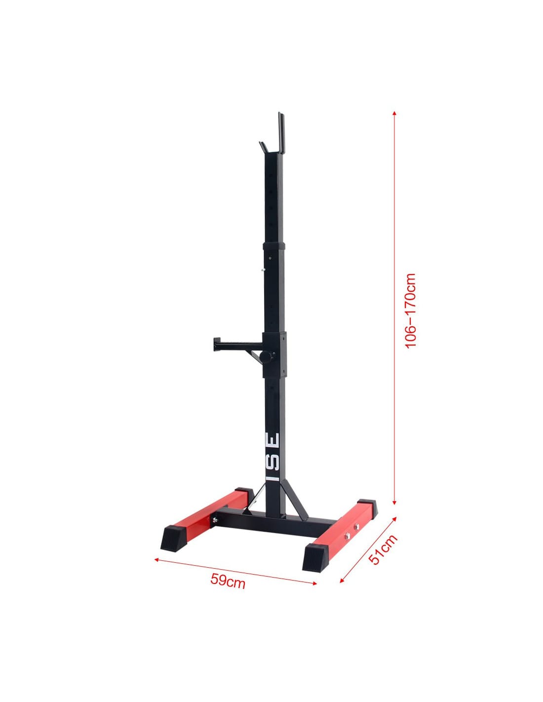 Adjustable Barbell Squat Rack for Home Strength Training