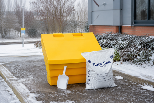 Conquer Icy Driveways with Grit Bins & Rock Salt Bins