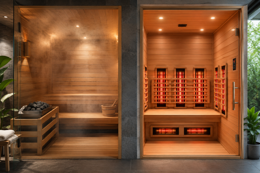 Traditional Steam vs Infrared Saunas