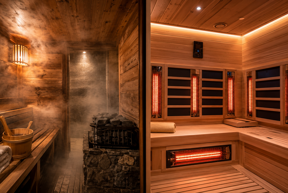Traditional Steam vs Infrared Saunas
