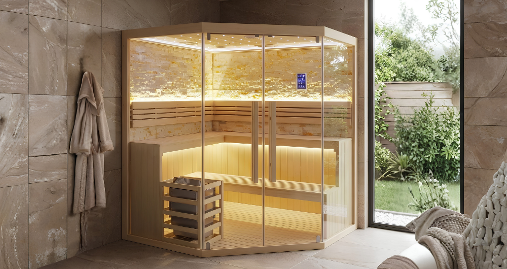 Corner Saunas