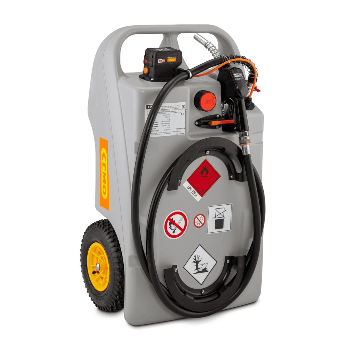 Cemo 60 Litre Diesel Trolley with CAS Battery