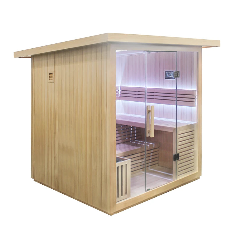 CenturaHeat 4 Person Steam Outdoor Garden Sauna