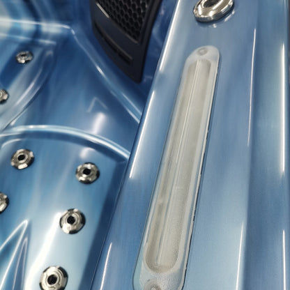 Blue 5-Seater Hot Tub - Hydrotherapy Pro Spa