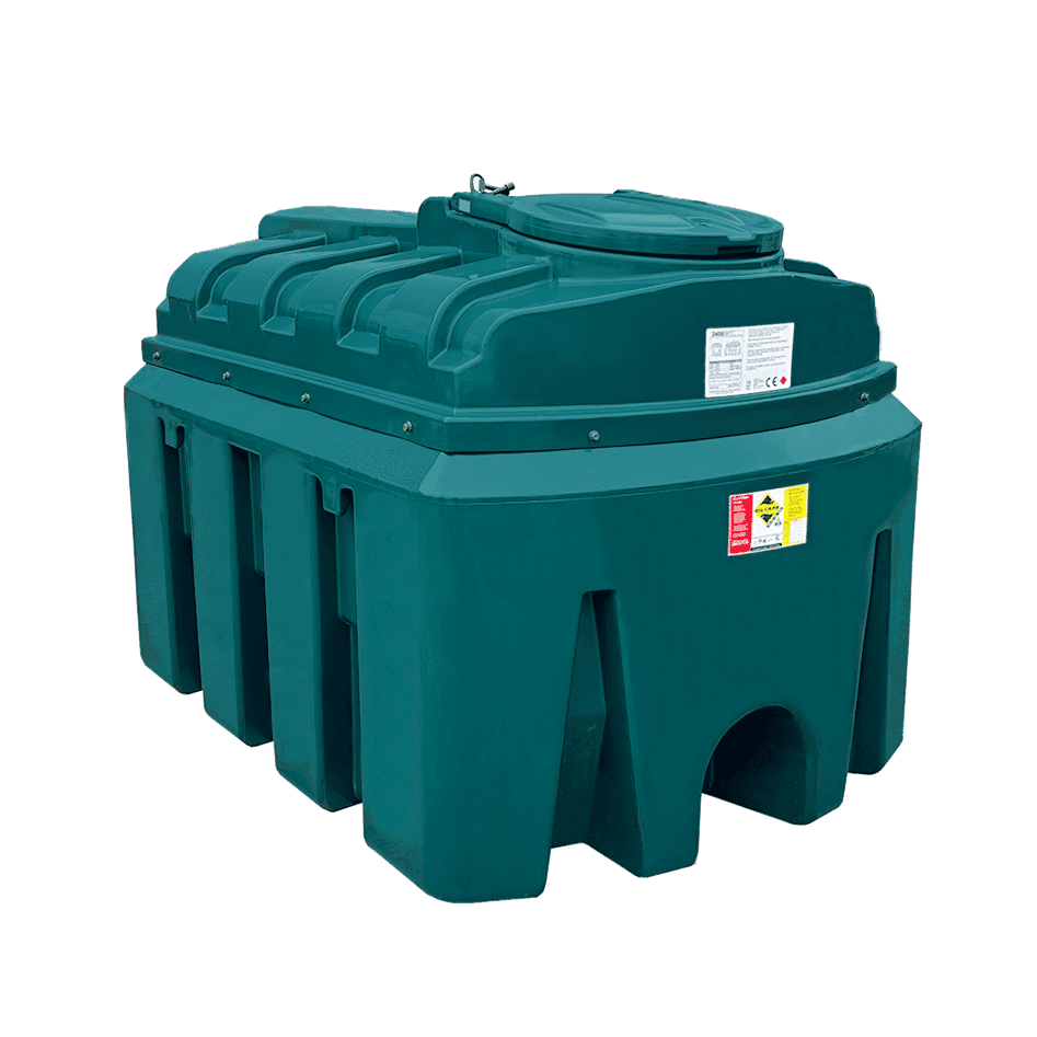 1350 Litre Plastic Bunded Oil Tank - Centurion Low Profile Bunded Oil Storage