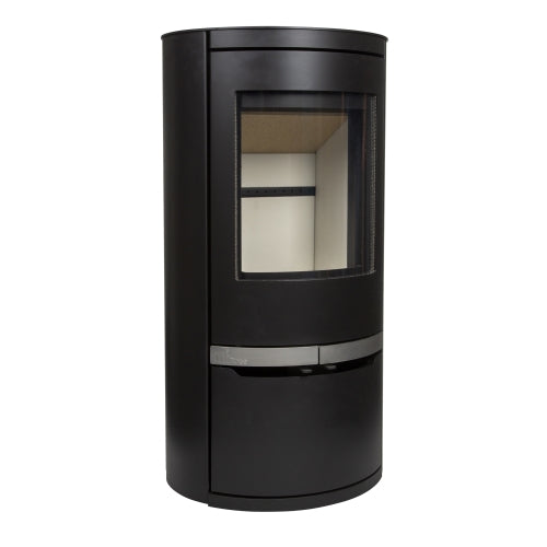 Mi Fires Ovale Low Door Wood Burning Ecodesign Stove