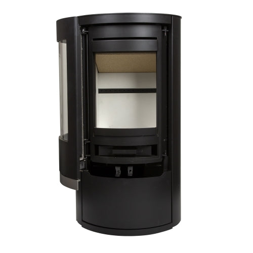 Mi Fires Ovale Low Door Wood Burning Ecodesign Stove
