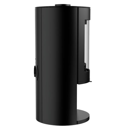 Mi-Fires Rondo With Log Store Wood Burning Eco Stove