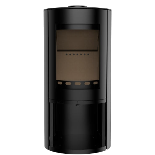 Mi-Fires Rondo With Log Store Wood Burning Eco Stove