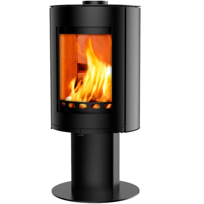 Mi-Fires Rondo on Pedestal Wood Burning Eco Stove