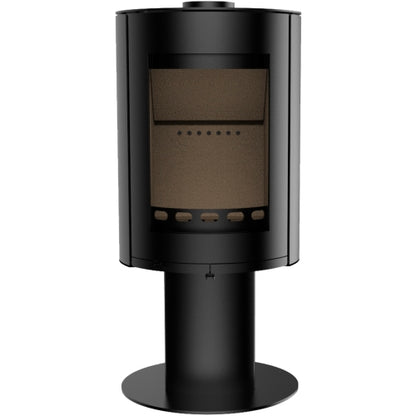 Mi-Fires Rondo on Pedestal Wood Burning Eco Stove