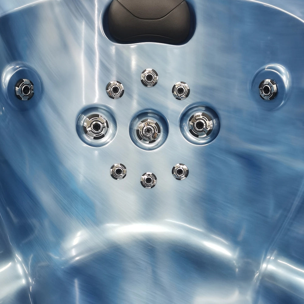 Blue 5-Seater Hot Tub - Hydrotherapy Pro Spa