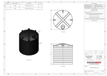 30000 Litre Non-Potable Water Tank