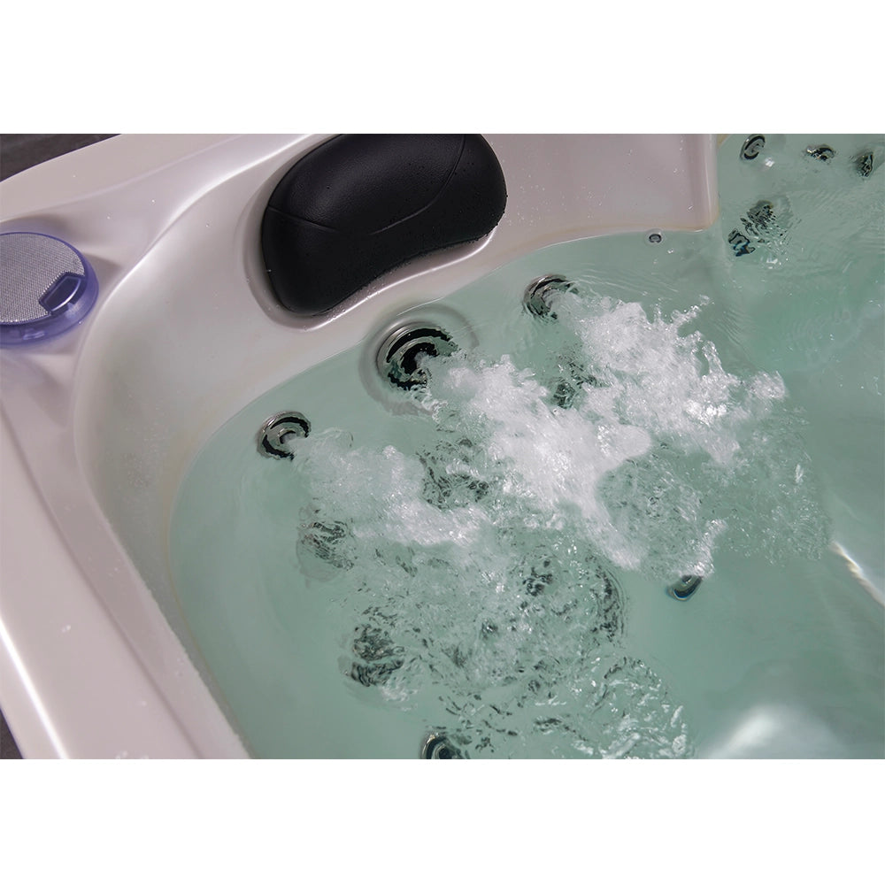 White 5-Seater Hot Tub - Hydrotherapy Pro Spa