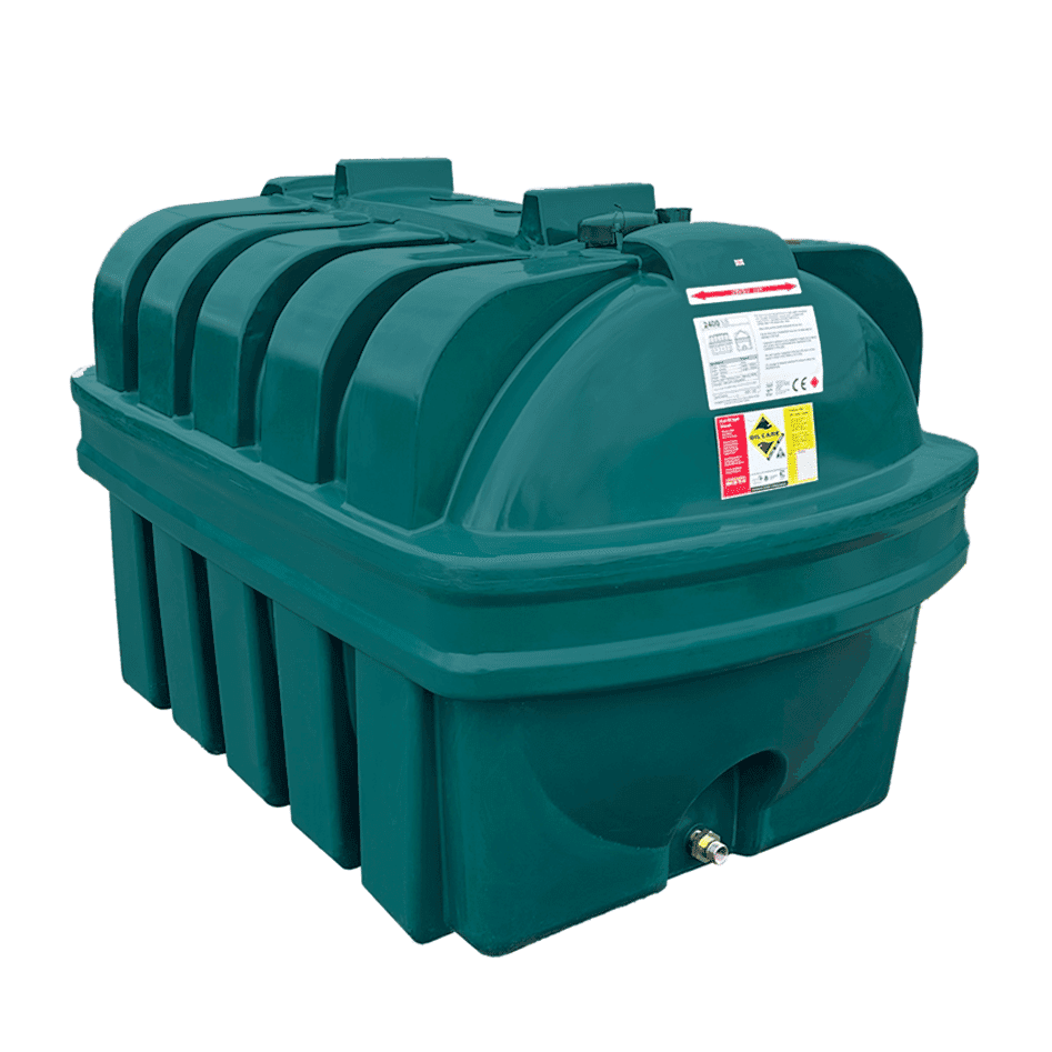 2400 Litre Plastic Single Skinned Oil Tank