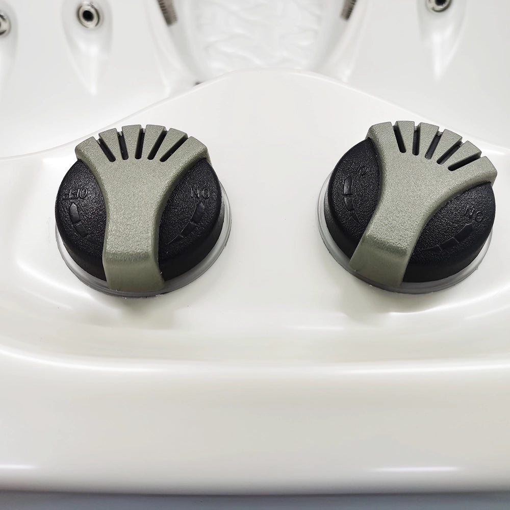 White 5-Seater 3-Recliner Hot Tub - Hydrotherapy Pro Spa