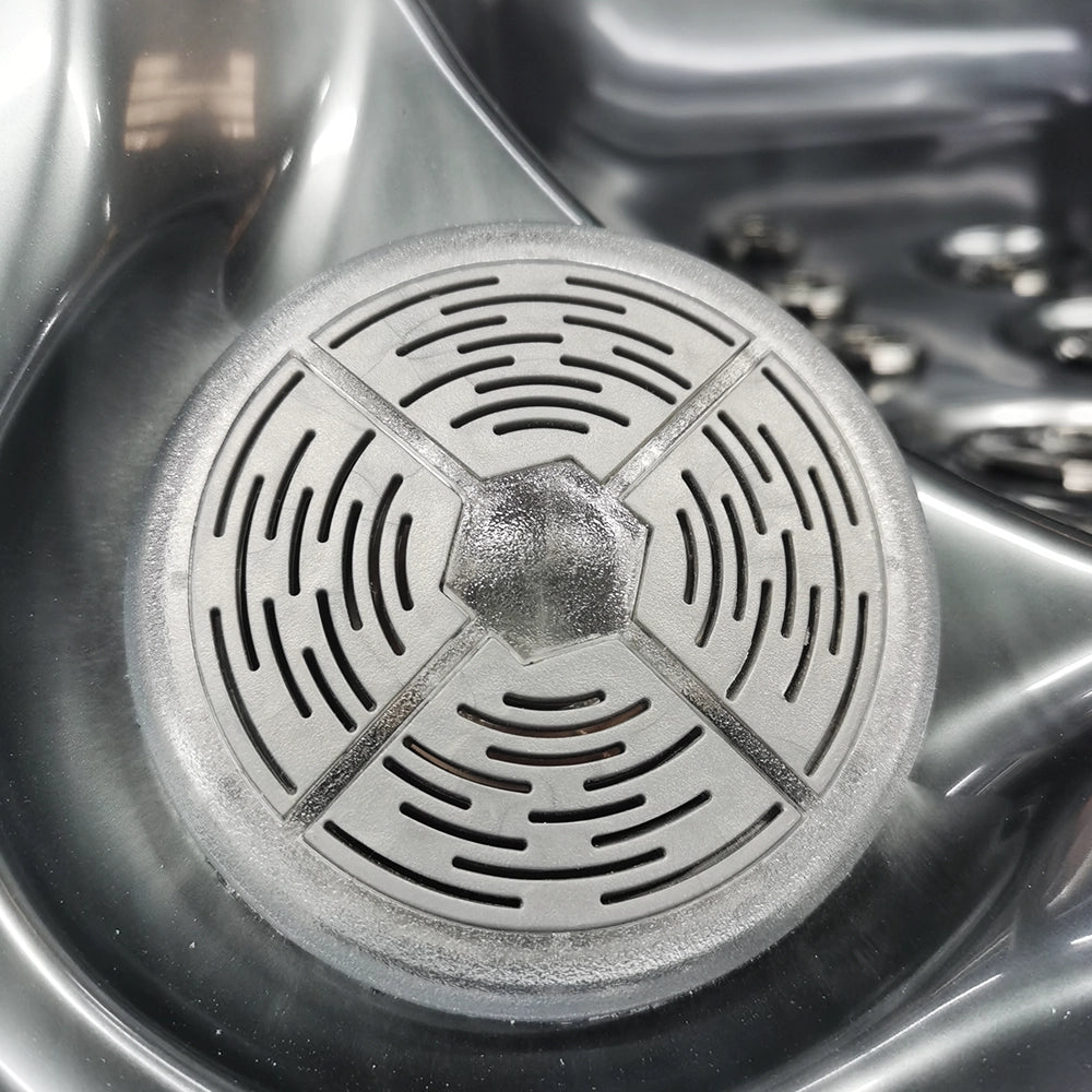 Black 5-Seater Hot Tub - Hydrotherapy Pro Spa