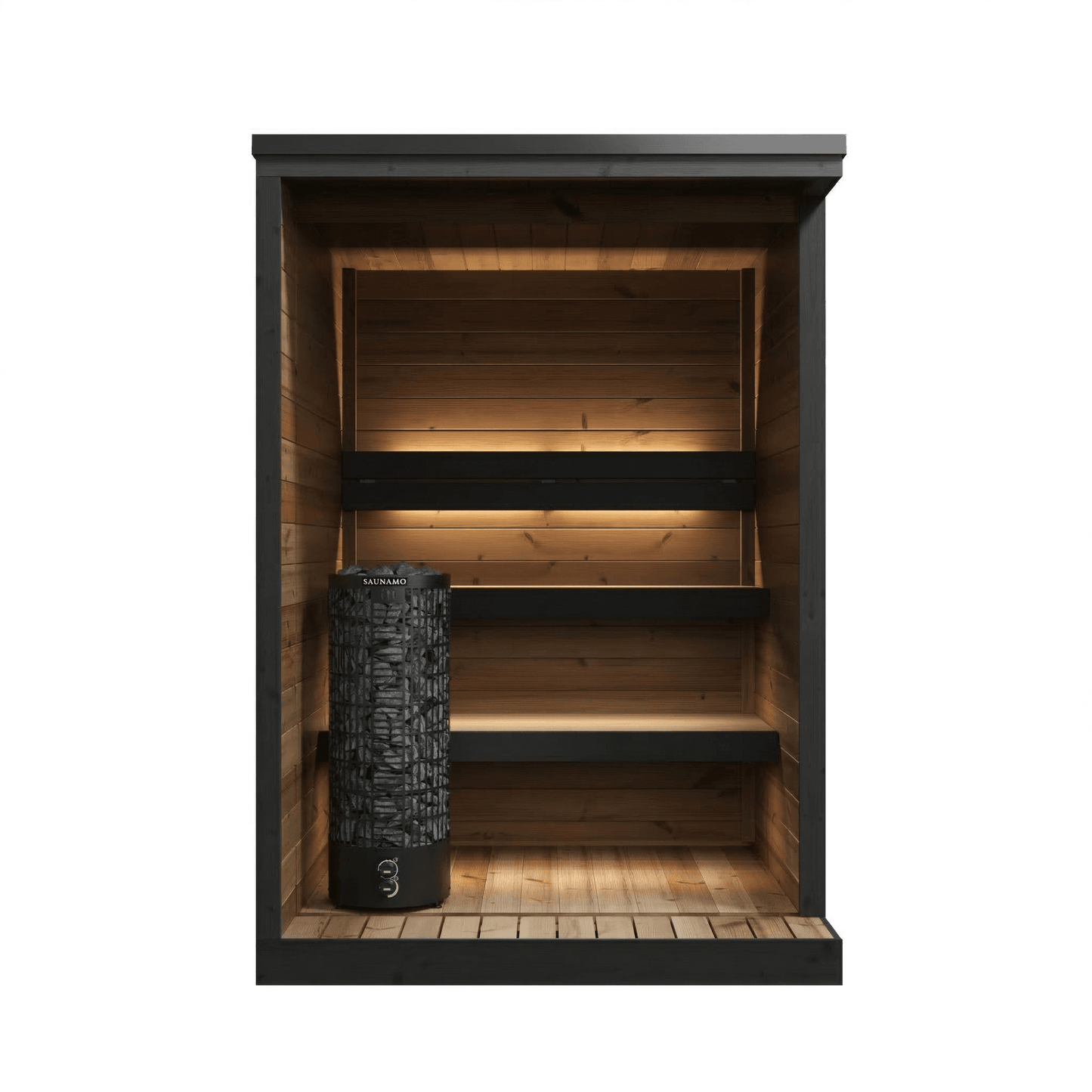 Outdoor Sauna Hiki S | Premium Thermowood Garden Sauna for 2 to 4 People