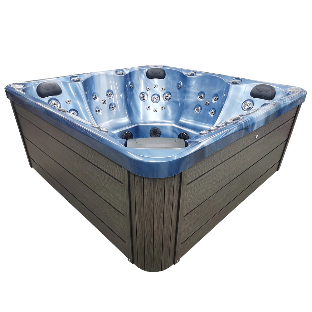 Blue 5-Seater Hot Tub - Hydrotherapy Pro Spa