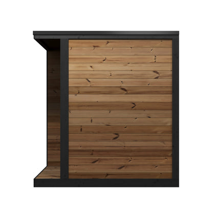 Outdoor Sauna Hiki S | Premium Thermowood Garden Sauna for 2 to 4 People
