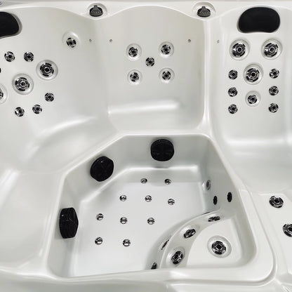 White 5-Seater Hot Tub - Hydrotherapy Pro Spa
