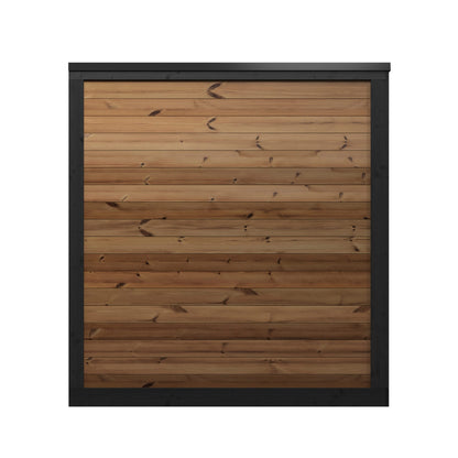 Outdoor Sauna Hiki S | Premium Thermowood Garden Sauna for 2 to 4 People