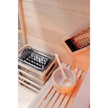 CenturaHeat 5-8 Person Combination Bio Indoor Sauna - 6950W