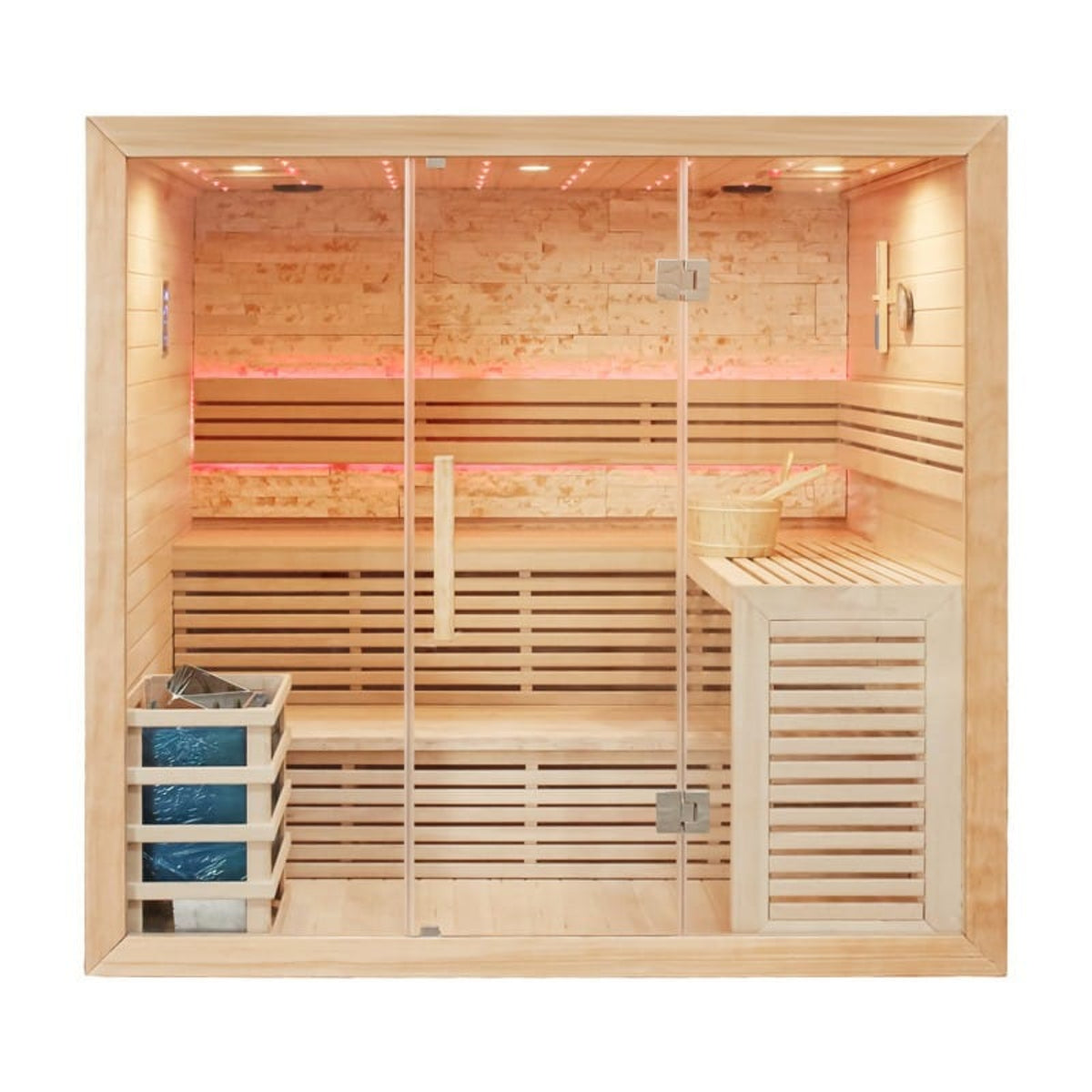 Big Traditional Steam 5 6 Person Indoor Sauna
