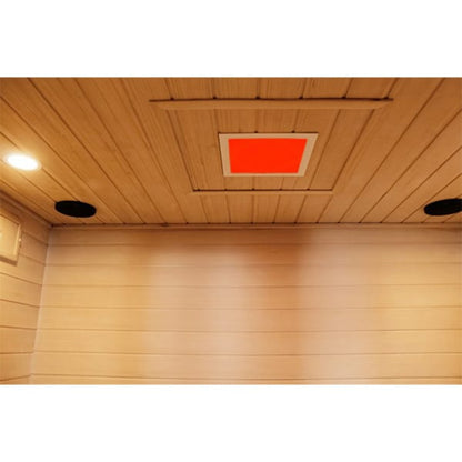 CenturaHeat 4 Person White Steam Outdoor Sauna ceiling