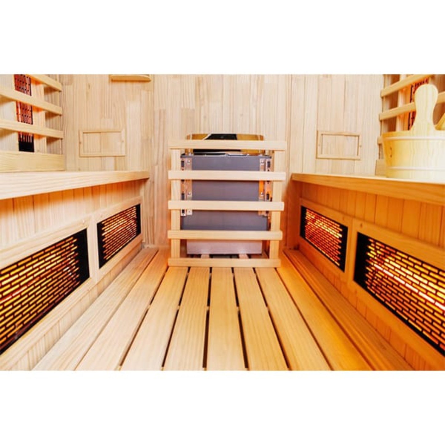 Hybrid Infrared-Steam Sauna