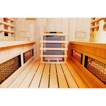 Hybrid Infrared-Steam Sauna