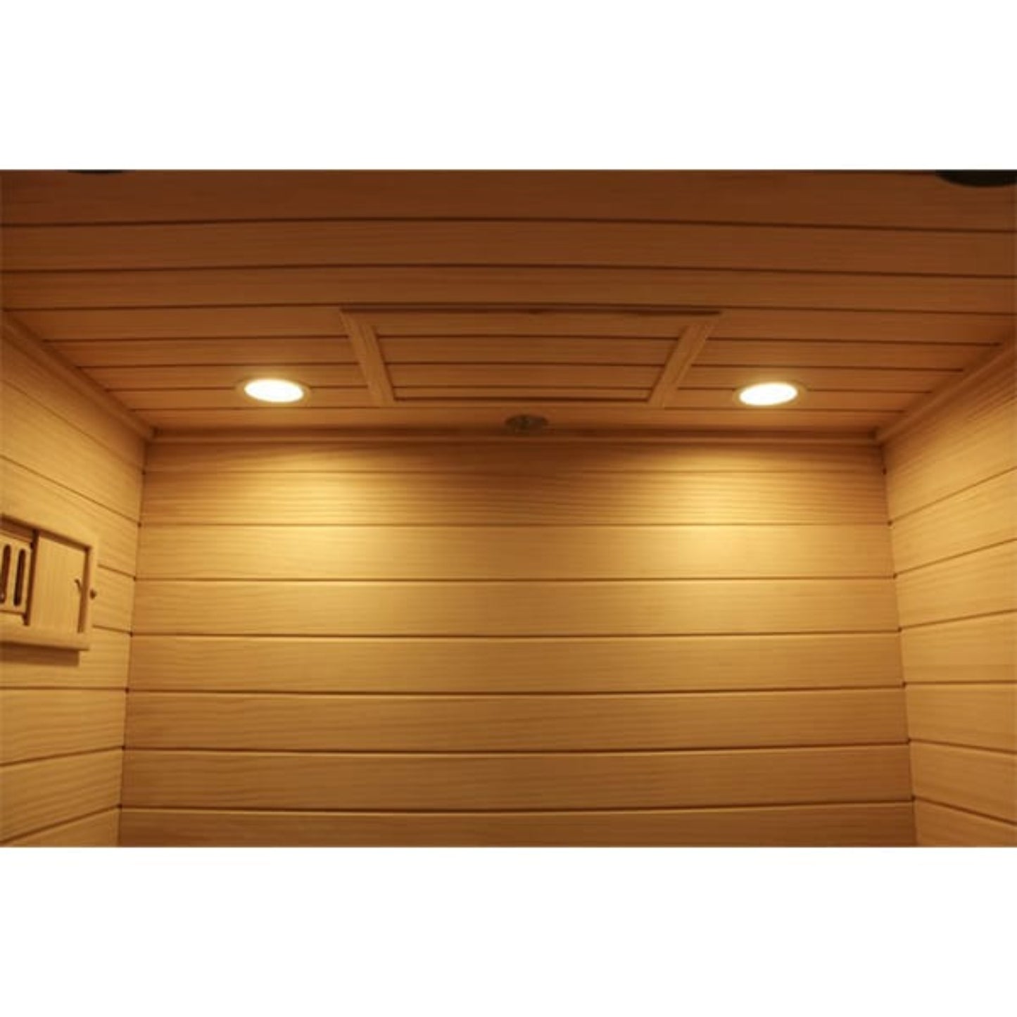 CenturaHeat 2 Person Outdoor Sauna House interior