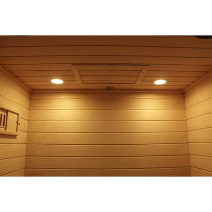 CenturaHeat 2 Person Outdoor Sauna House interior