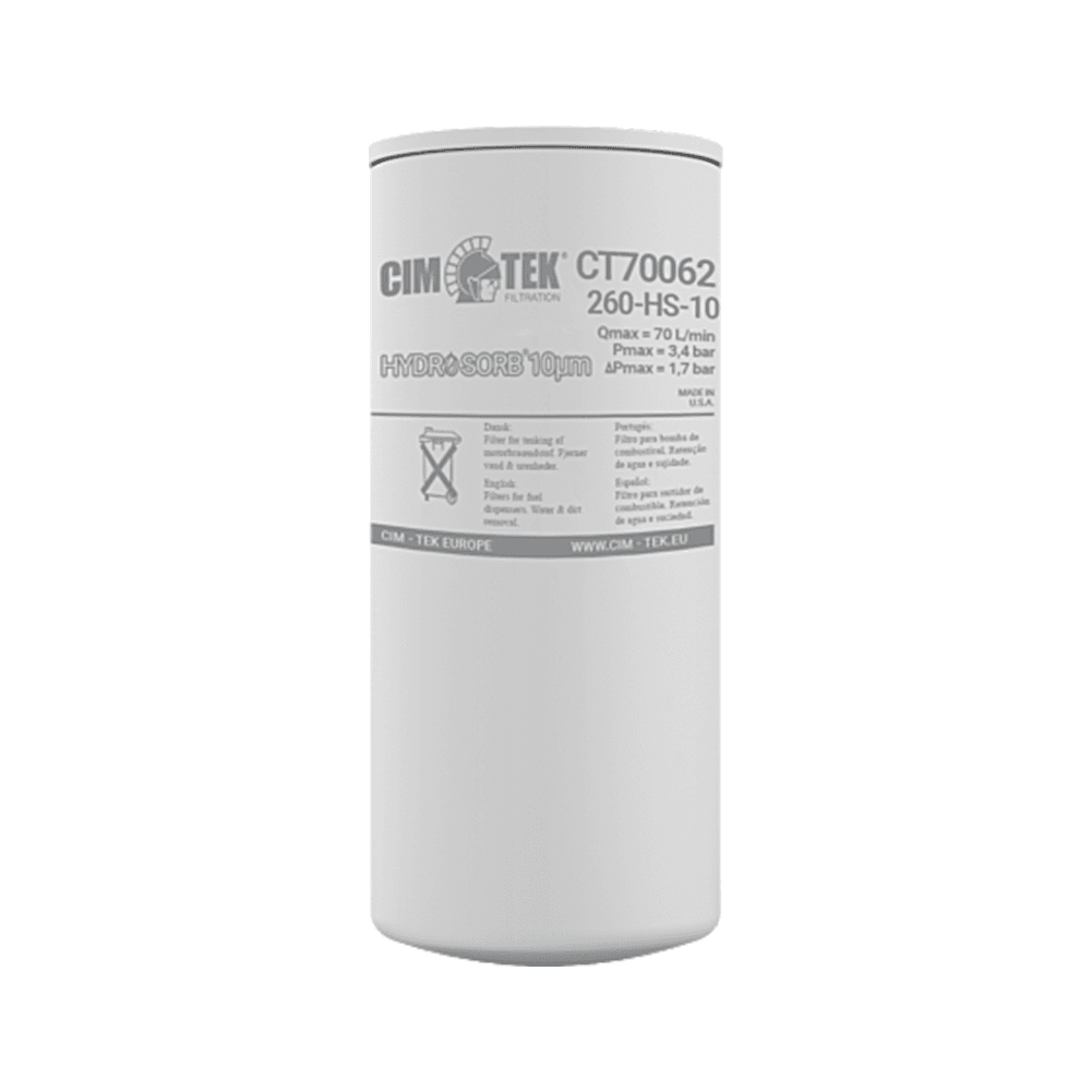 Cim Tek CT70062 Water &amp Particle Filter Element 10 Micron