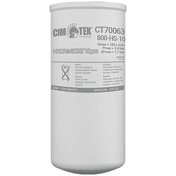 Cim Tek CT70063 Water &amp Particle Element 10 Micron