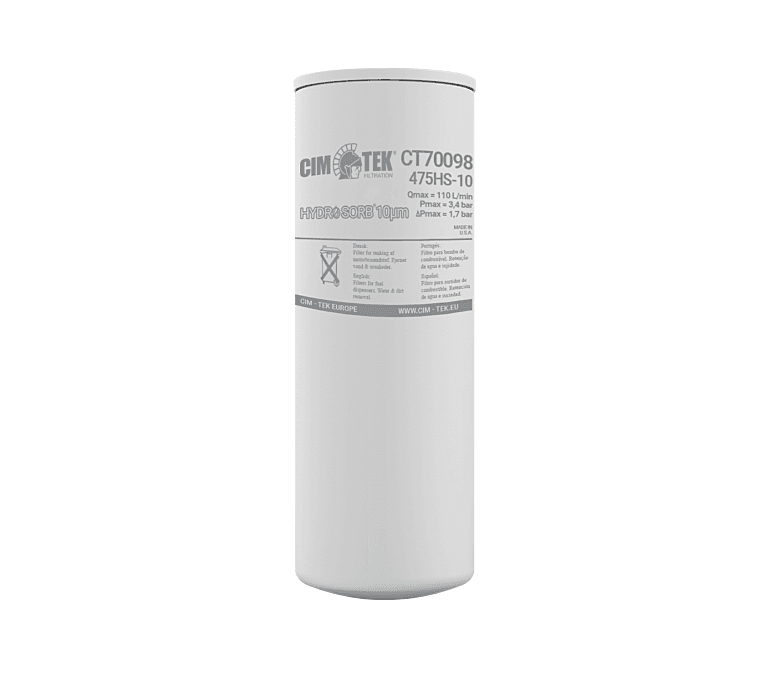 Cim Tek CT70098 Water &amp Particle Element 10 Micron