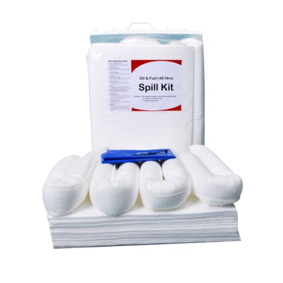 40 Litre Spill Kit Double Weight Pads
