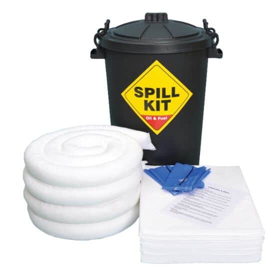 80 Litre Bin Spill Kit Double Weight Pads