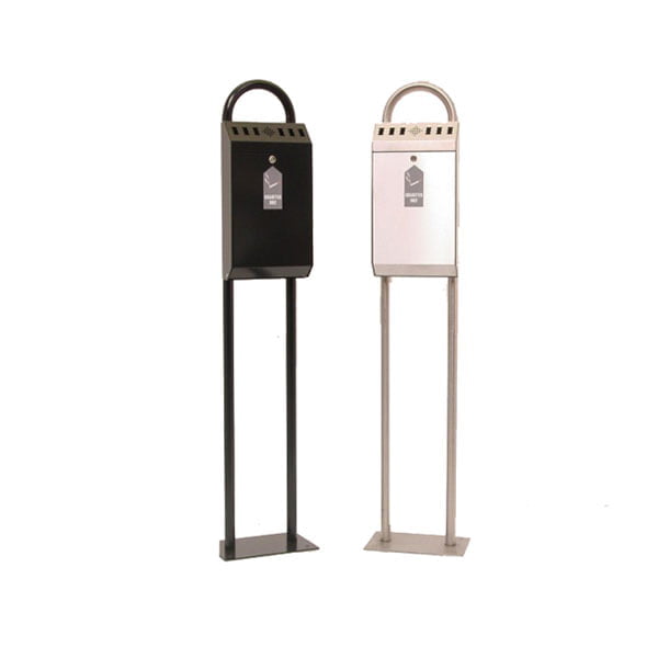 Stand Mounted Cigarette Bin