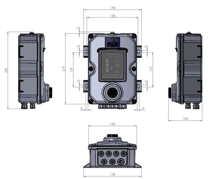 CTS Battery Multi-Compartment Fuel Tank Alarm