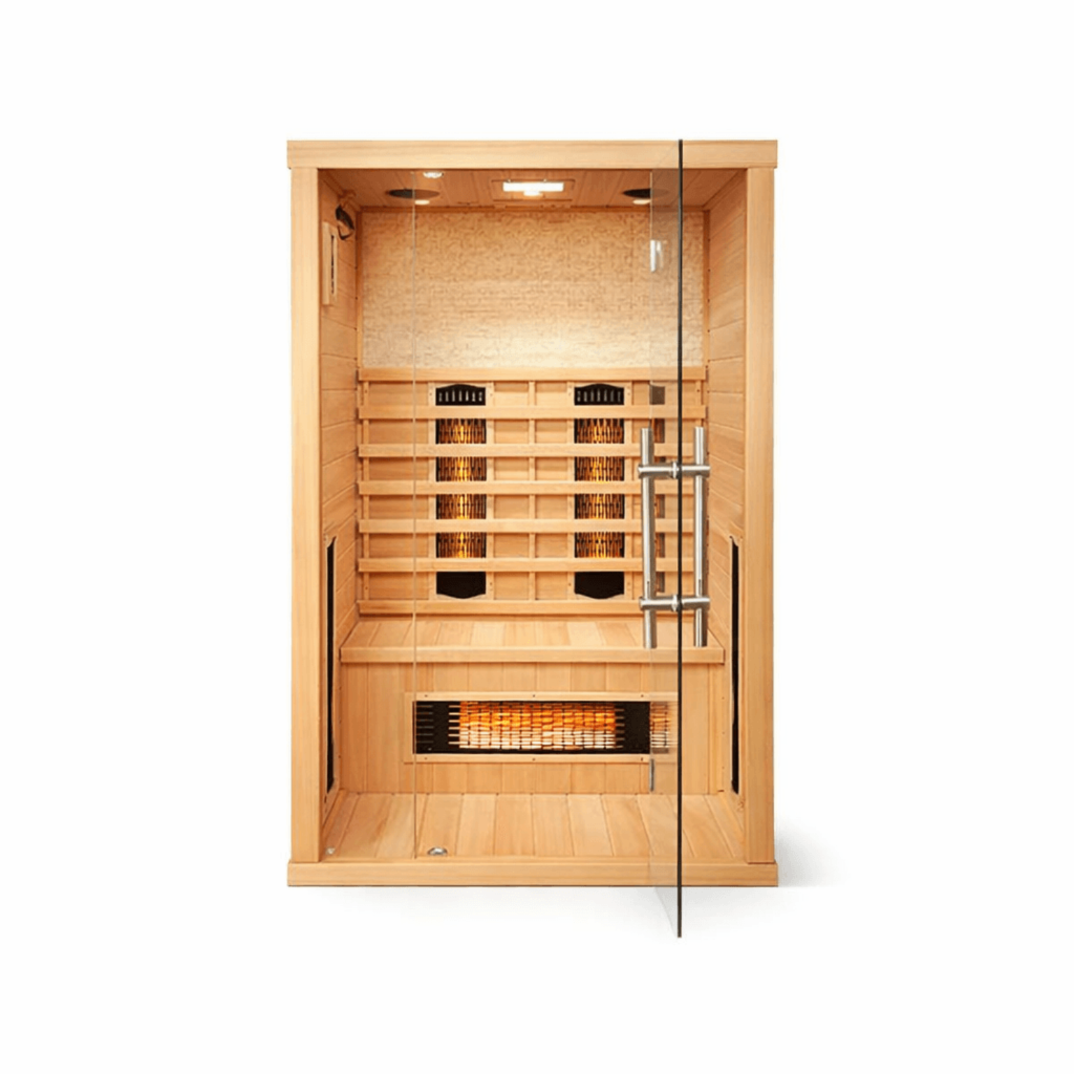 Double 2 Person Glass Infrared Sauna