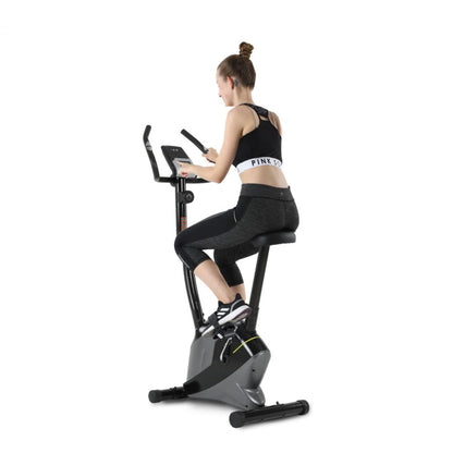 Manual Upright Exercise Bike with Adjustable Resistance