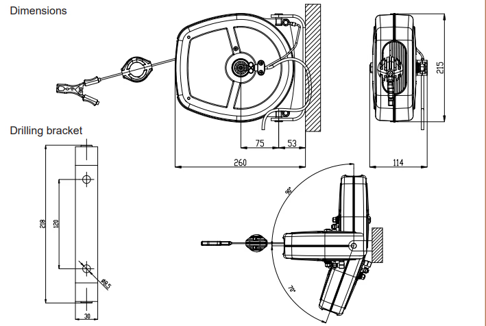 Automatic Grounding Cable Reel
