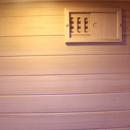 CenturaHeat 3 Person Traditional Steam Outdoor Sauna Room - top air vent