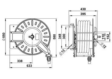 High Capacity Diesel Hose Reels