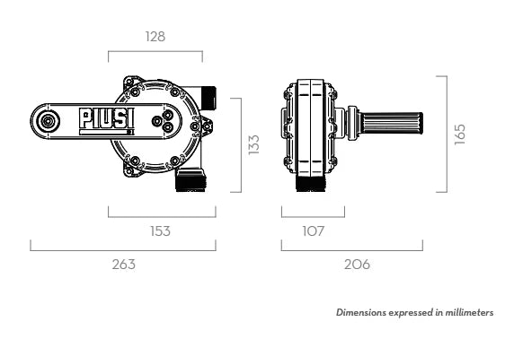 Stainless Steel Rotary Hand Fuel Pump