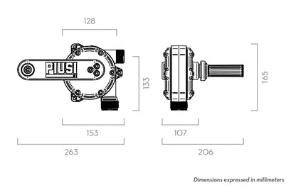 Stainless Steel Rotary Hand Fuel Pump