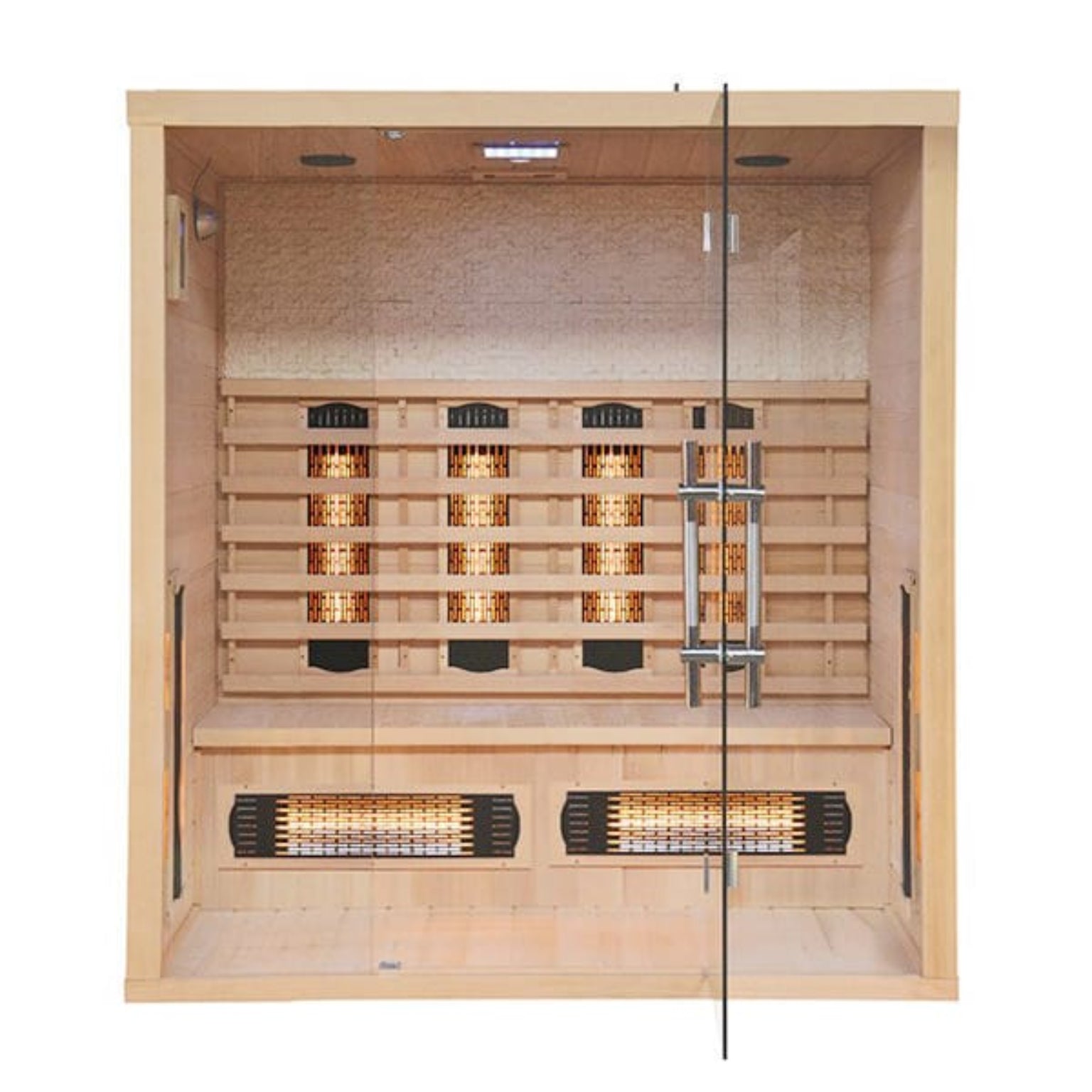 Luxury 4 Person Glass Infrared Indoor Sauna Room
