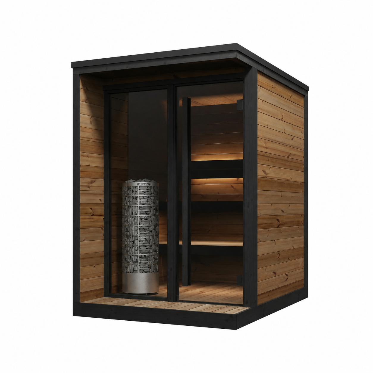 2-4 Person Hiki S Steam Garden Outdoor Sauna | Premium Thermowood